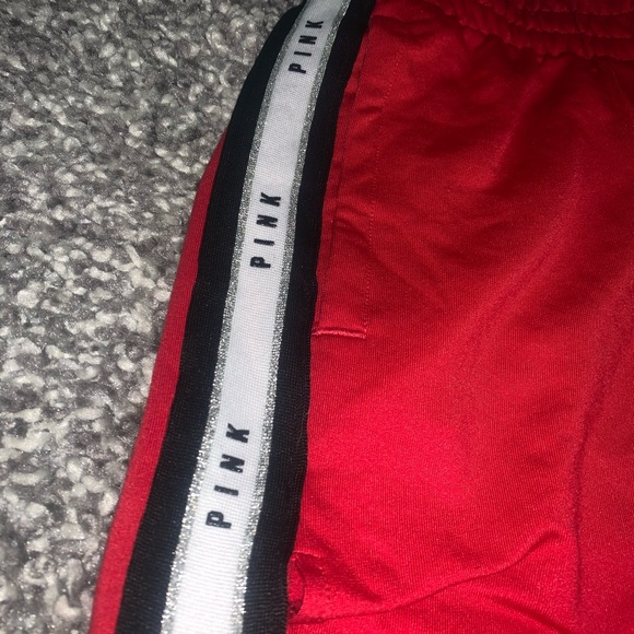 Red Victoria Secret PINK shorts - Picture 2 of 4
